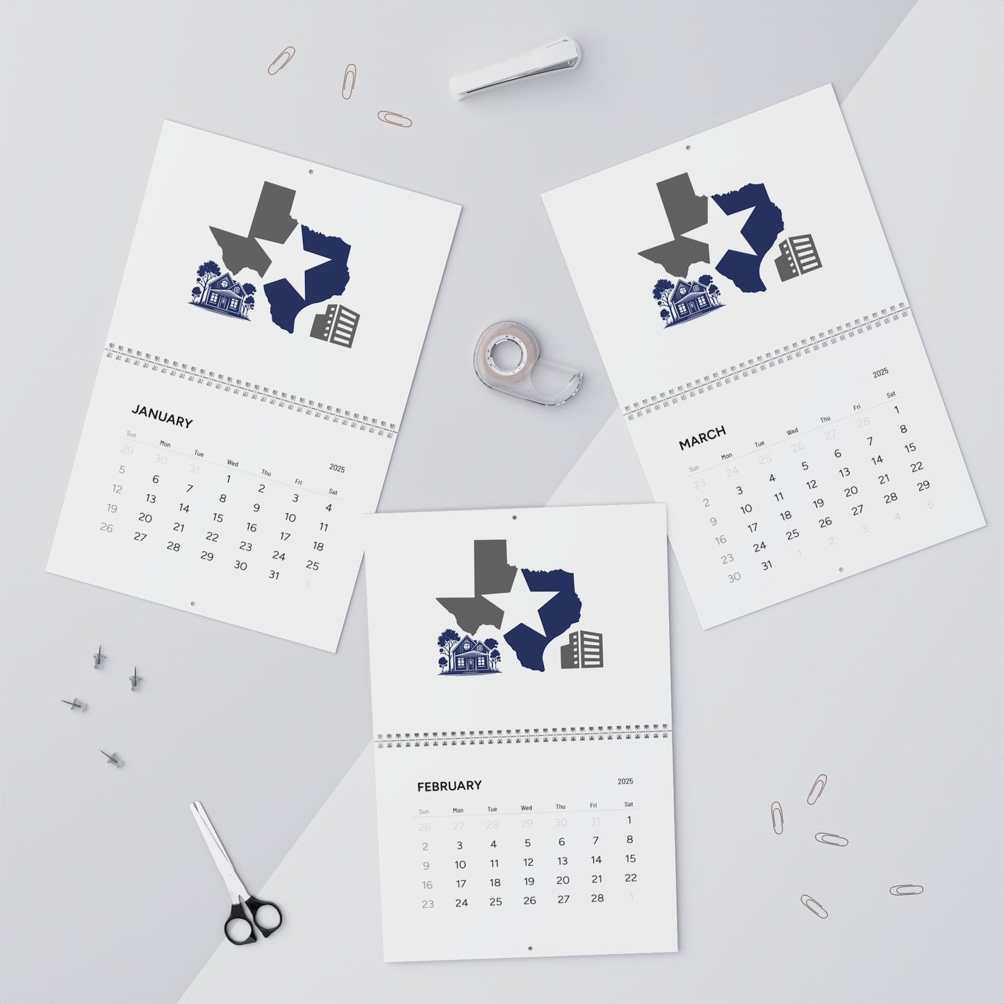 CUSTOM TexStar Pro Solutions Wall Calendars (2025)