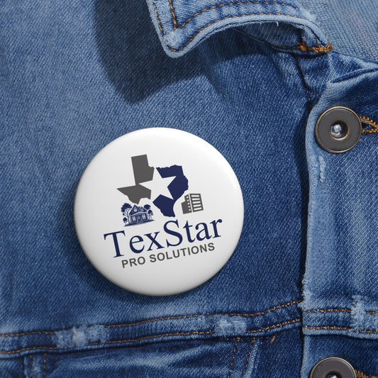 Custom TexStar Pro Solutions Pin Buttons