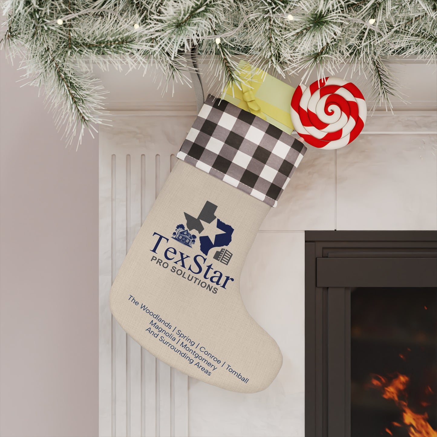 CUSTOM TexStar Pro Solutions Christmas Stocking