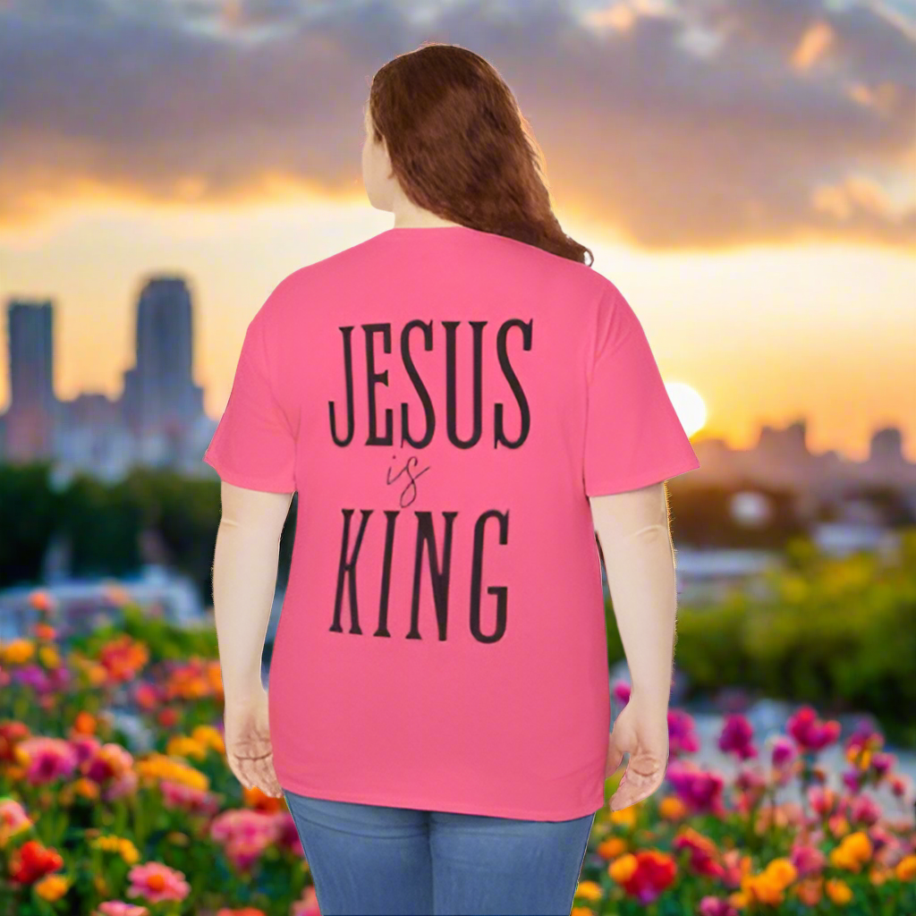 Jesus is King Unisex Tee - Express Your Faith in Style and Comfort