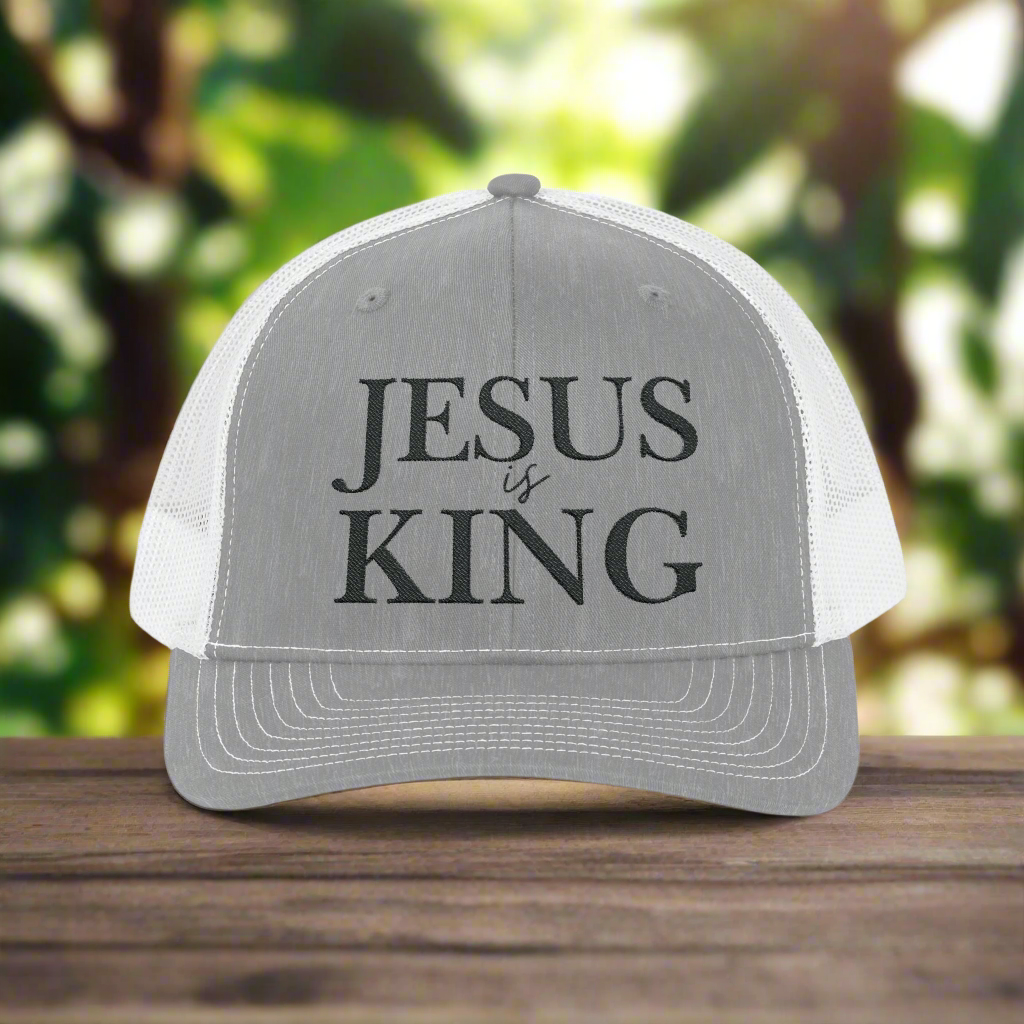 Snapback Trucker Cap - Jesus is King Faith Hat