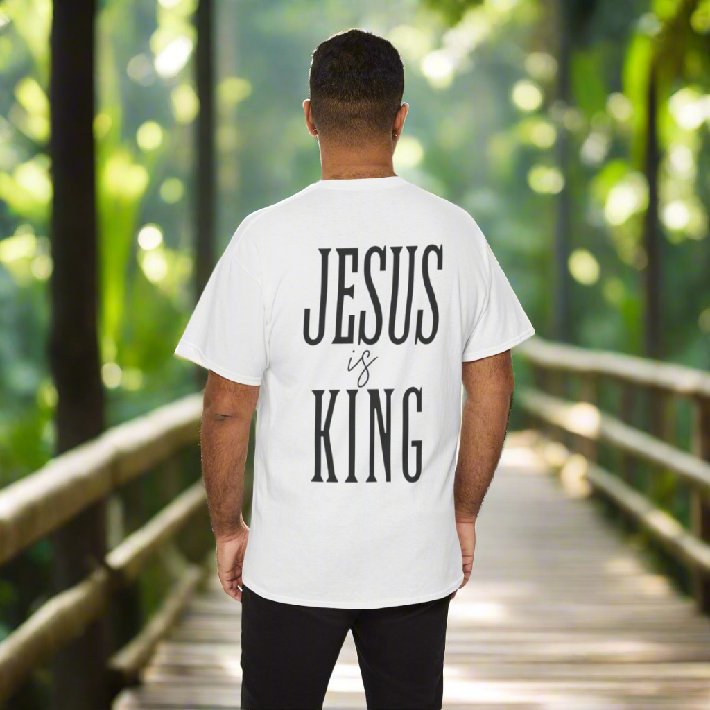 Jesus is King Unisex Tee - Express Your Faith in Style and Comfort