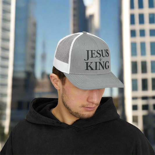 Snapback Trucker Cap - Jesus is King Faith Hat