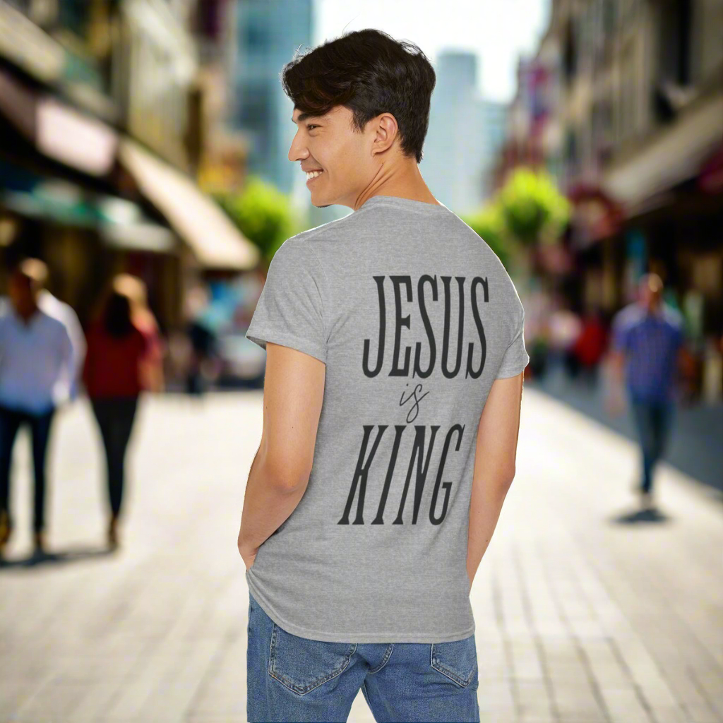 Jesus is King Unisex Tee - Express Your Faith in Style and Comfort