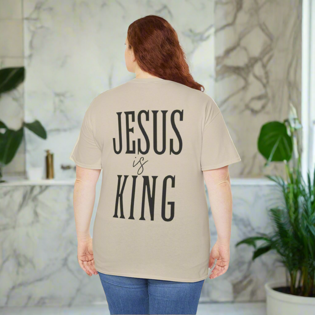 Jesus is King Unisex Tee - Express Your Faith in Style and Comfort